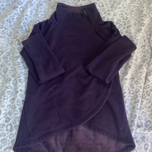 Athleta fleece oversized sweater